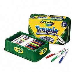 Trayola Washable Markers in Tray (48 per Box)
