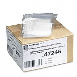 Reclosable Small Parts Bags with Write-On Panel (1,000 per Box)