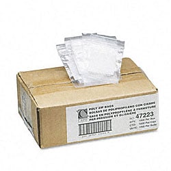 Reclosable Small Parts Bags with Write-On Panel (1,000 per Box)