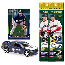 Milwaukee 'Brewers' Collectible Car/ Card Set