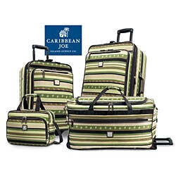 Caribbean Joe Plantation 4-piece Luggage Set