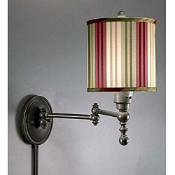 Plug-in Bronze Swing Arm Lamp