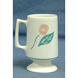 Syscoware Le Fleur Footed Coffee Mugs (Set of 24)