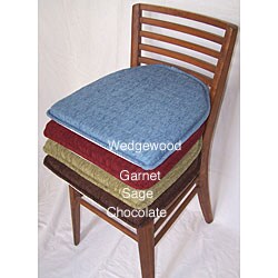 Chenille Elegance Foam Non-slip Chairpads (Set of 4)