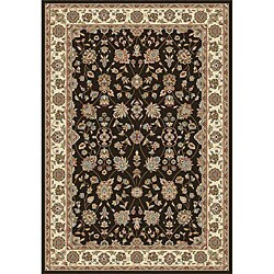 Machine-made Golestan Rose Moss Rug (2' x 3'11)