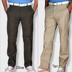 James Men's Flat Front Golf Pants