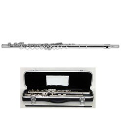 Silverplated Flute in Key of C/ Split E