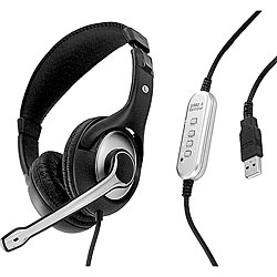 HS-8830 USB Headphones 8830 with Microphone