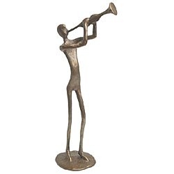 Trumpet Player Cast Bronze