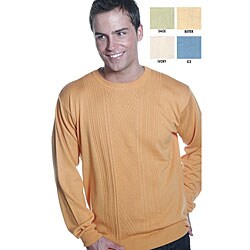 Oggi Moda Cotton Blend Crewneck Sweater