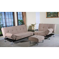 Jade Microfiber Adjustable Sofa Set