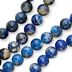 Lapis Lazuli 8-mm Round AAA Beads (Case of 48)