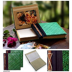 Natural 'Eco-Friendly Green' Fiber Photo Albums (Indonesia)