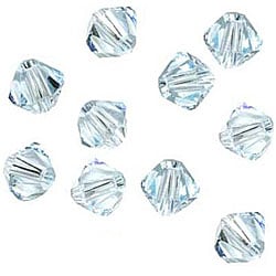 Light Azore Austrian Crystal 4mm Bicone Beads (Case of 50)