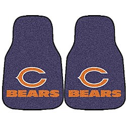 Chicago Bears 2-piece Car Mat Set