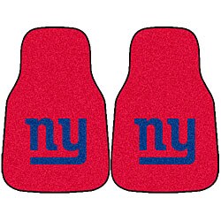 New York Giants 2-piece Car Mat Set