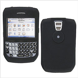 Silicone Skin Case for Blackberry Curve 8700, Black