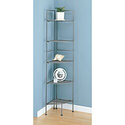 Corner 5-tier Mesh Shelf