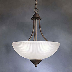 Tannery Bronze 3-light Inverted Pendant