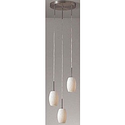 Porcelaino Barrel 3-light Satellite Pendant