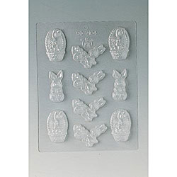 Paderno Bunny with Basket 2.38-inch Chocolate Mold