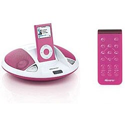 Memorex MI1003 Pink Speaker System for iPod