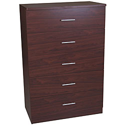 Tiffany Mahogany 5-drawer Jumbo Chest