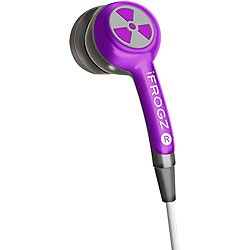 EarPollution Pink Earbuds with Carrying Case