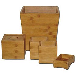 Bamboo 5-piece Bath Set (China)