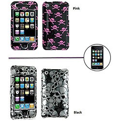 Apple iPhone 3G Skull Design Crystal Case
