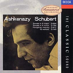 Ashkenazy, Vladimir - Schubert: Piano Sonatas, 12 Waltzes, Hunga