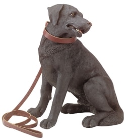 outdoor labrador retriever statue