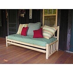 Rustic Log Pole Cedar Adirondack Day Bed