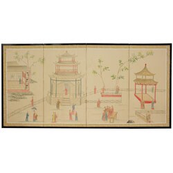 Enter the Pagoda Silkscreen (China)