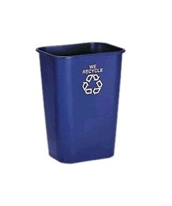 Blue Recycle Can