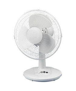 Atlantic Breeze 12-in Oscillating Desk Fan