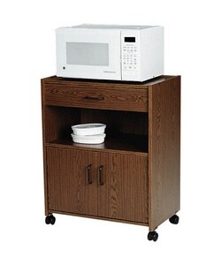 Microwave Cart,  Medium Oak