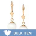 Cultured Akoya Pearl Leverback Earrings (8-8.5 mm) (Case of 5)