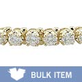 14k Gold 4ct TDW Diamond Tennis Bracelet (Case of 2)
