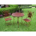 Folding Bistro 3-piece Chairs and Table Set