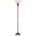 Topaz Frosted Glass Torchier