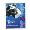Avery CD/DVD White Matte Labels for Laser Printers (Pack of 250)