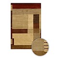 Hand-tufted Contemporary Serena Wool Runner (3' x 10')