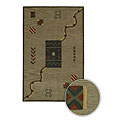 Amazing research on minimalist abstract Hand-tufted Contemporary Greko Wool Rug (5' x 8')