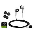 FujiLabs Silver Acoustic Isolation Silicone Earbuds