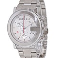 Gucci 101G Silver Dial Steel Chronograph Watch