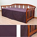 Twin-size Plum Twill Daybed Slipcover
