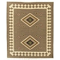Handmade Elite Flat-woven Wool Rug (8' x 10')