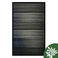 Handmade Black Bamboo Rug (8' x 10')