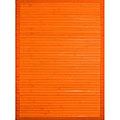 Handmade Orange Bamboo Runner (2' x 7')